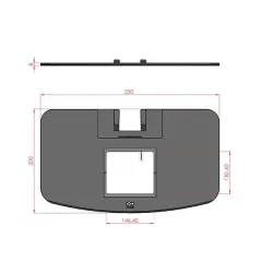 Okolab Thermal Plate with Dual Heating for Nikon Stereo Microscopes, 3 of 4