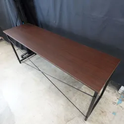 Sanwa Supply 100-DESKF026BR Brown Table 160 × 45 × 70 cm, 3 of 5