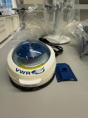 VWR MiniStar whiteline Model 521-2161 Microcentrifuge for Small Volume Sample Processing-cover