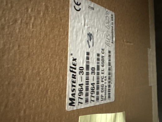 MasterFlex 77964-30 Digital Process Pump with I/P Tubing, 45 L/min Flow Rate-cover