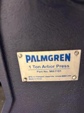 Palmgren 1 Ton Arbor Press for Precise Manual Pressing Applications-cover