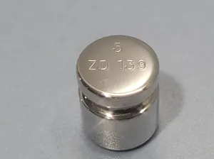 ZWIEBEL 5g Class F1 INOX Calibration Weight, 2 of 6