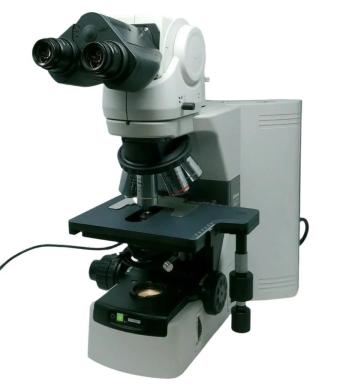 Nikon Eclipse 80i Microscope with Plan Apo Objectives and Ergonomic Tilting Head-cover
