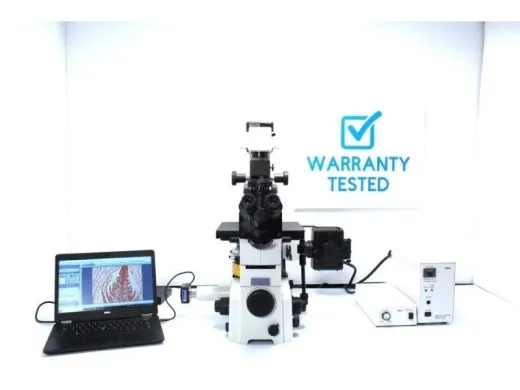 Nikon Eclipse TE2000-U Inverted Fluorescence Phase Contrast Microscope with Motorized Stage and Digital Imaging