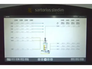 Sartorius Biostat B-DCU 4-Fold Single-Use Cell Culture Bioreactor System with Univessel SU Vessels, 55 of 65