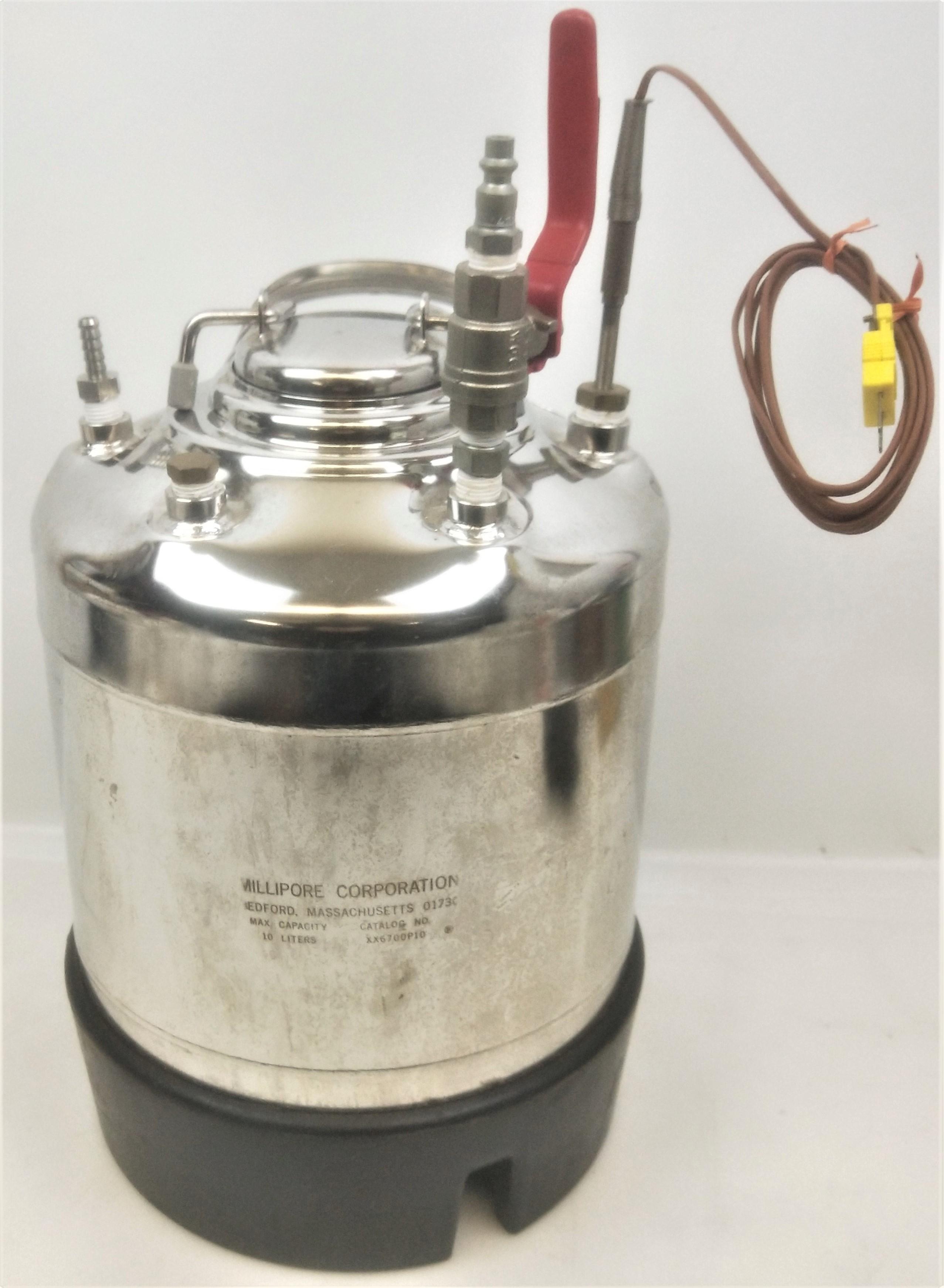 Millipore XX6700P10 10-Liter Dispensing Pressure Vessel for Pressure Filtration