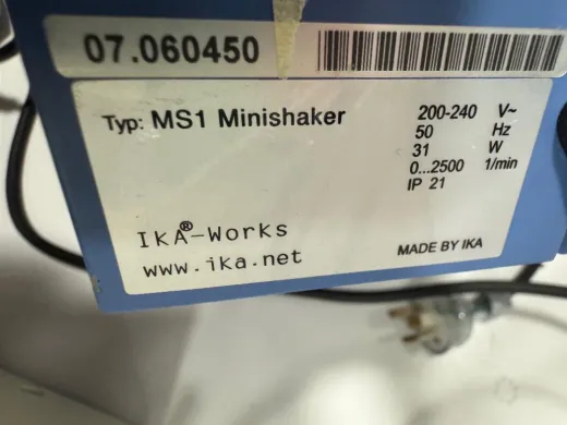 IKA MS1 Minishaker Compact Benchtop Laboratory Shaker with Adjustable Speed Control