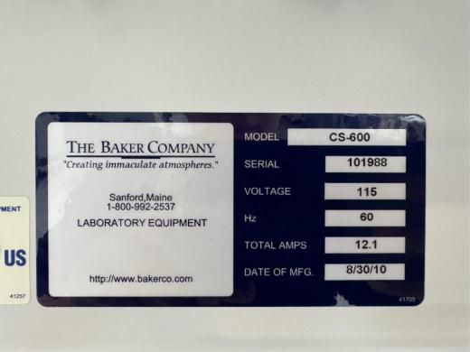Baker CS-600 Chemo Shield Chemotherapy Drug Containment Workstation-cover