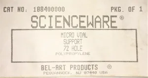Scienceware 188400000 MicroVial Support Rack - 72 Place, 2 of 2