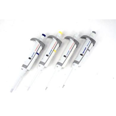 Eppendorf Research Pro 1 Channel Manual Pipet Pipette 10 20 100 1000 µL Set of 4-cover