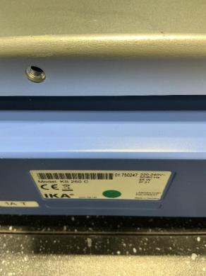 IKA KS 260 control-cover