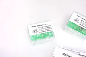 Cell Micro Controls MAN81 8-to-1 Microfluidic Manifold Set of 4, 2 of 2