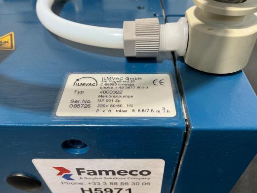 ILMVAC 4000322 Precision Laboratory Vacuum Pump with Integrated Pressure Gauge-cover