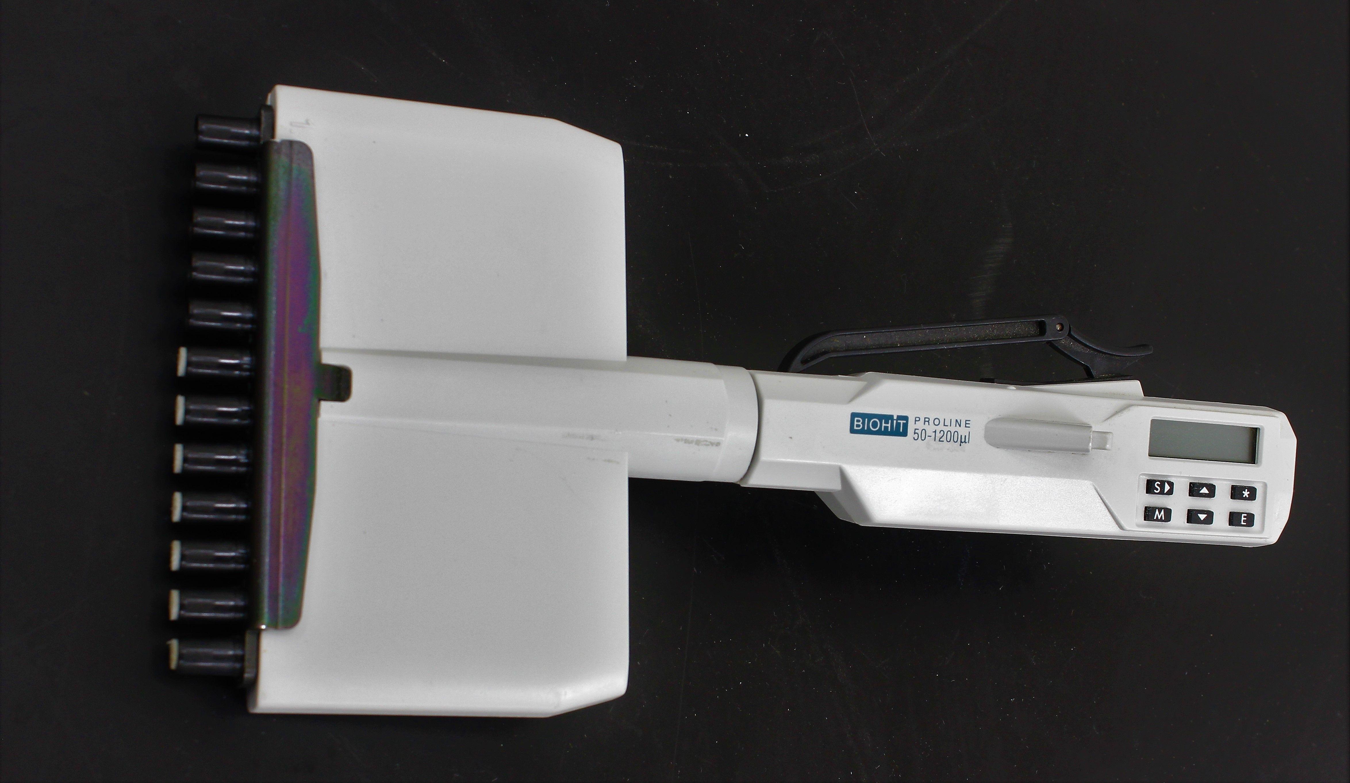 Biohit Proline Electronic 12-Channel Pipette 50-1200 µL (Non-Functional)
