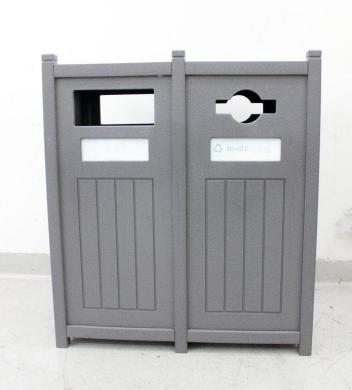 Clean River 2 Compartments Recycling Station for Laboratory and Industrial Waste Management-cover