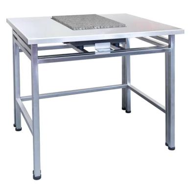Stainless Steel Frame Weighing Table with Granite Weighing Stone-cover