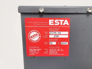 ESTA TK 6 Mini Dust Extractor for Laboratory Air Filtration and Dust Control, 14 of 15