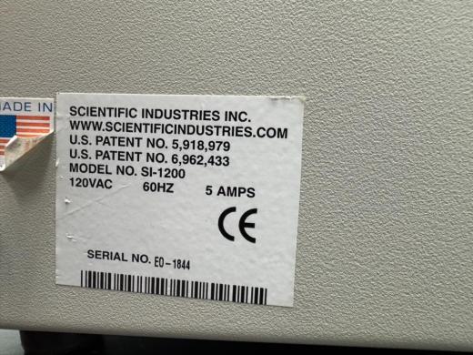 Scientific Industries Enviro-Genie SI-1200 Controlled Environment Incubator with Integrated Mixing-cover