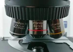 Olympus BX51 Microscope with Plan Apo Objectives and Super Wide Trinocular Head, 6 of 10