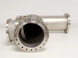 MDC MFG Inc. Stainless Steel UHV Vacuum Chamber Tee Section with CF Flanges, 7 of 8
