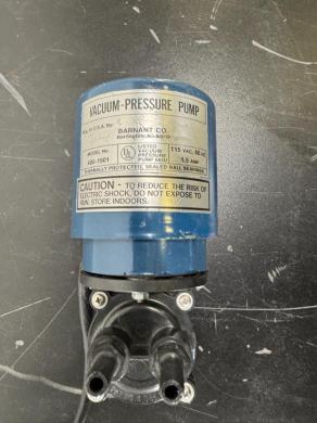 Barnant Single-Stage Vacuum Pressure Pump with Motor Assembly-cover