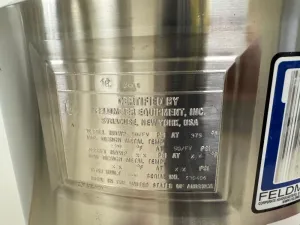 Feldmeier 140L Stainless Steel Reactor Vessel for Chemical and Bioprocess Applications, 2 of 3