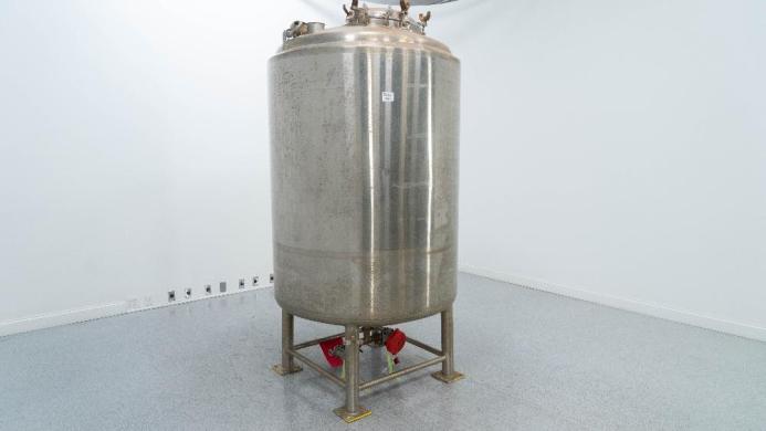 DCI 500 Gallon Stainless Steel Storage Tank for Bioprocessing Applications-cover