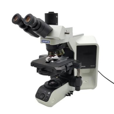 Olympus BX53 Upright Microscope with Fluorite Objectives, Phase Contrast, and Trinocular Head-cover