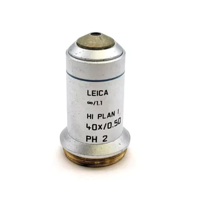 Leica Microscope Objective HI Plan I 40x Ph2 506273 Phase Contrast