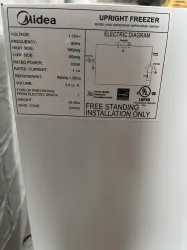 MIDEA FZ40E1J/R600a Upright Ultra-Low Temperature Freezer -65°C Compact Laboratory Unit, 2 of 3