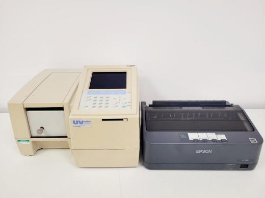 Shimadzu UV mini 1240 UV-Vis Spectrophotometer with Epson LX-350 Printer-cover