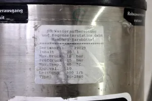 Christ Demineralised Water Cartridges with TKA Controller 330, 5 of 5