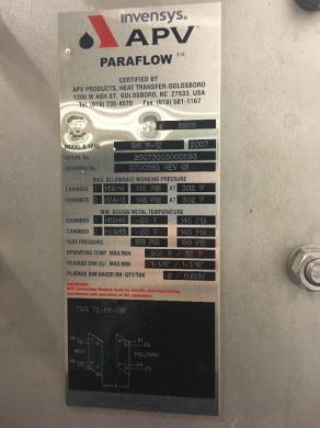 APV SR1 R-12 Paraflow Plate Heat Exchanger for Bioprocessing Applications-cover