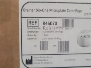Mini Laboratory Centrifuge for GREINER Bio-One Microplates, 3 of 3
