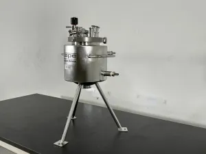 Pope Scientific 3 Liter 316 Stainless Steel Vessel with Agitator and Support Stand, 2 of 4