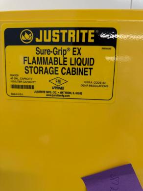 Justrite 45 Gallon Flammable Storage Cabinet with Sure-Grip EX Safety Technology-cover