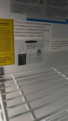 Norlake NSWD492WWg/0 Upright Double Door Glass Laboratory Refrigerator-cover