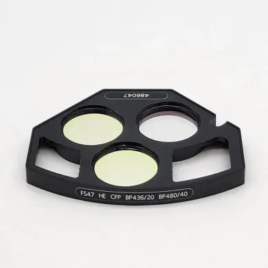 Zeiss Lumar Fluorescence Filter Set 47 HE CFP, Part No. 486047-0000-000
