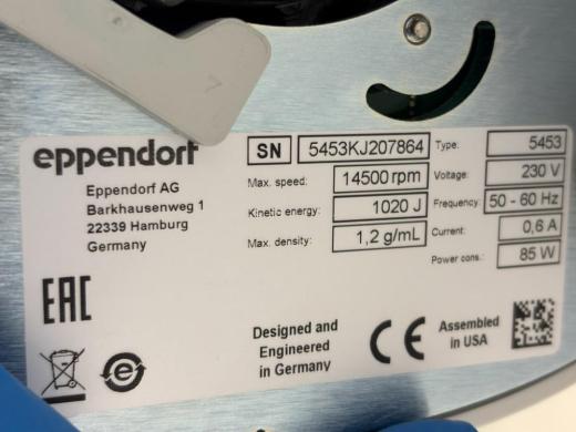 Eppendorf MiniSpin Plus 5453 High-Speed Benchtop Microcentrifuge for Molecular Biology-cover