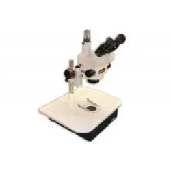 Meiji EMZ-5TR Trinocular Zoom Stereo Microscope with Brightfield/Darkfield LED Pole Stand, 2 of 6