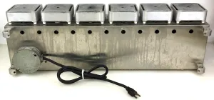 Lab-Line 5002 Six-Place Extraction Heater with Individual Hot Plate Controls, 3 of 4