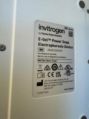 Invitrogen E-Gel Power Snap Electrophoresis Device-cover