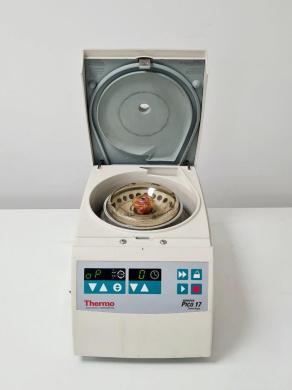 Thermo Heraeus Pico 17 Centrifuge & 75003424 Fixed Angle Rotor Lab-cover