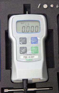 Nidec FGE-0.5XY Digital Force Gauge with 4-Digit LCD, 0–5 lb Range, ±0.2% Accuracy-cover