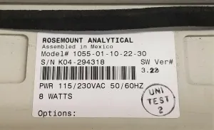 Rosemount SoluComp II Multi-Parameter Ozone Analyzer, 2 of 2