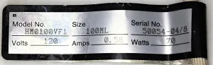 BriskHeat HM0100VF1 100mL Heating Mantle, 3 of 3