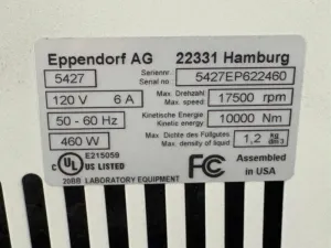 Eppendorf 5430 Benchtop Centrifuge with Programmable Run Settings, 8 of 8