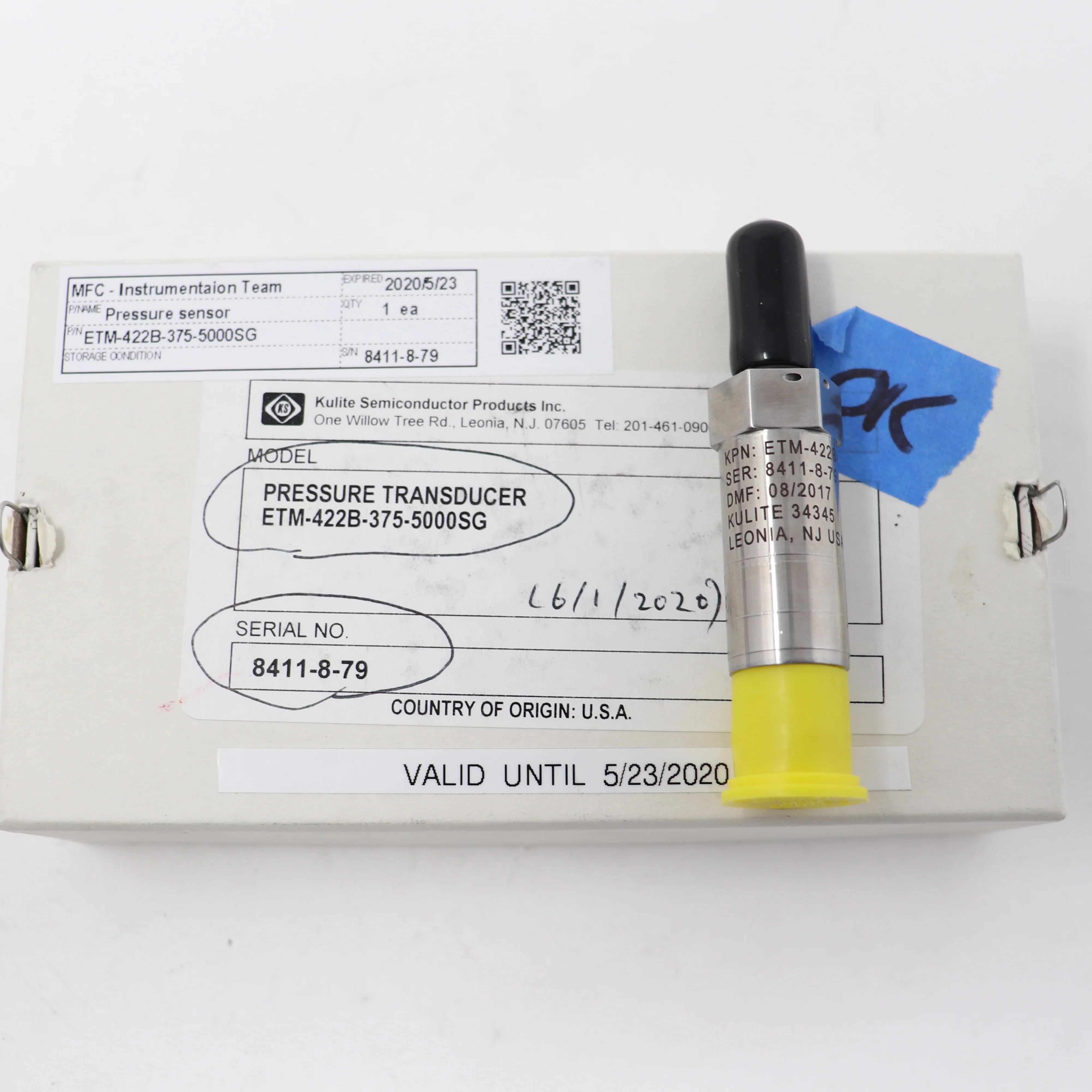 Kulite ETM-422B-375-5000SG 4-Wire 5Vdc Piezoresistive Pressure Transducer, 5000 PSI Range