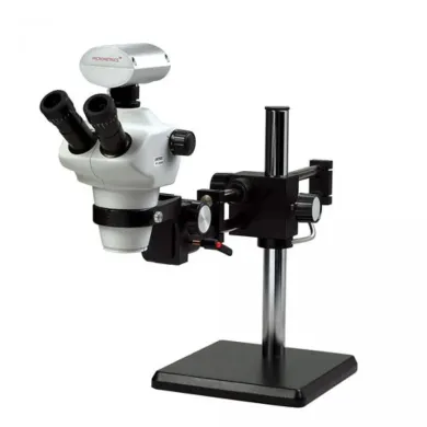 Unitron Z850 Zoom Stereo Microscope on Ball Bearing Boom Stand