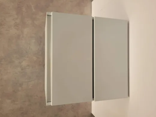 S+B 2 Drawer File Cabinet Ice Blue 600